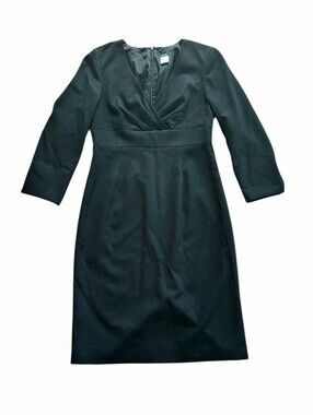 J.Crew Wool V-Neck Career Dress size 6 petite